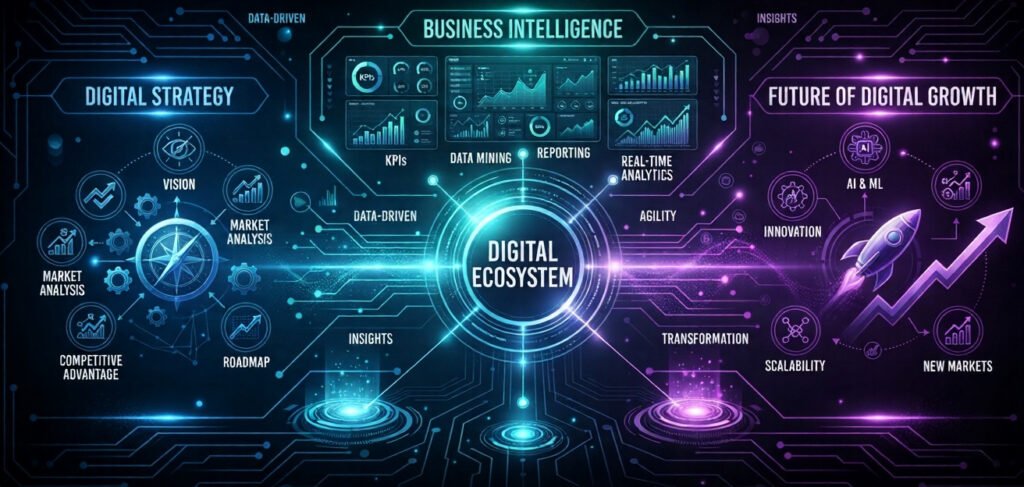 Digital Strategy, Business Intelligence, and the Future of Digital Growth 3 Digital Strategy Business Intelligence Digital Growth 1