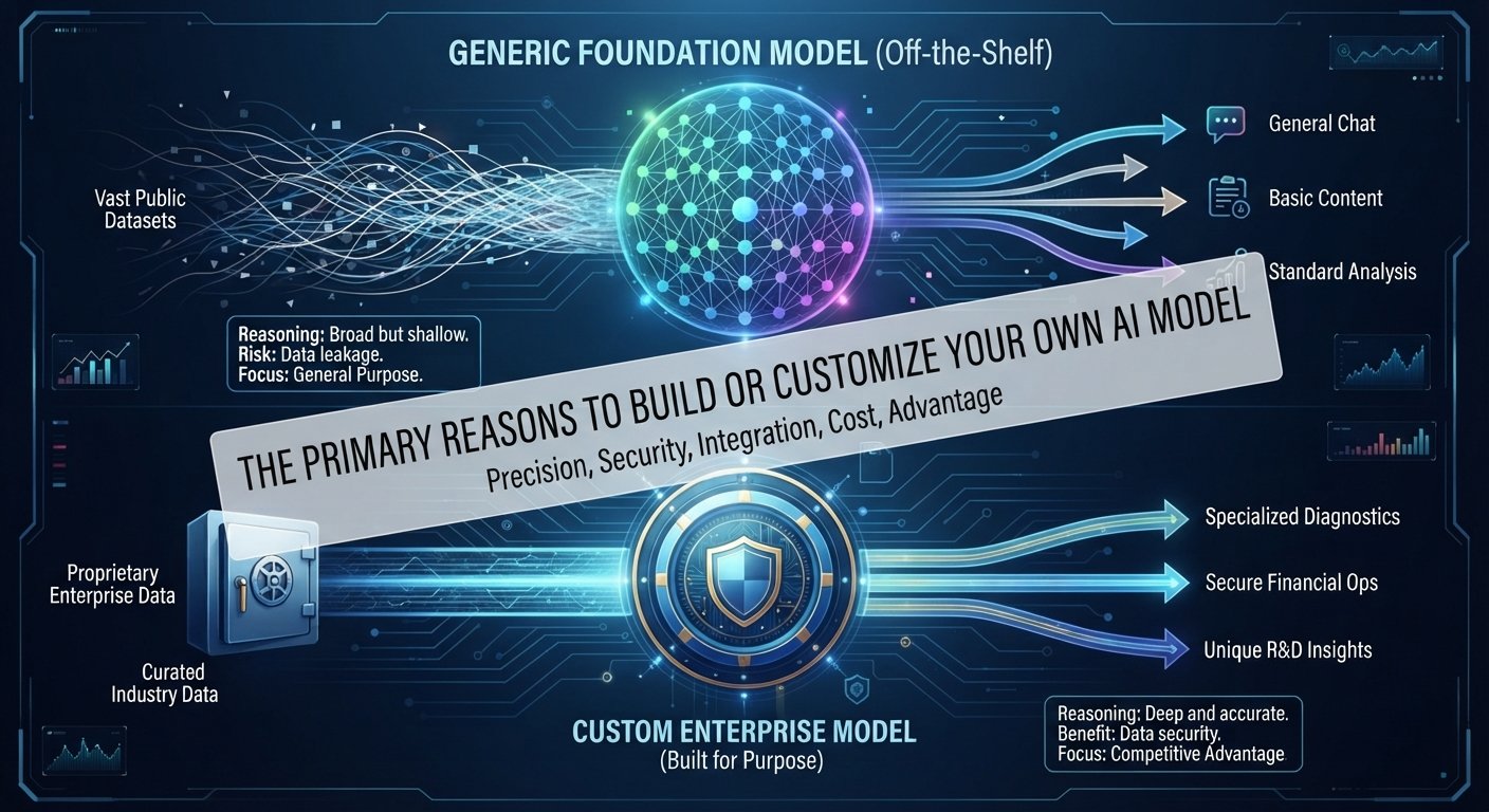 Build or customize your own AI model — key reasons